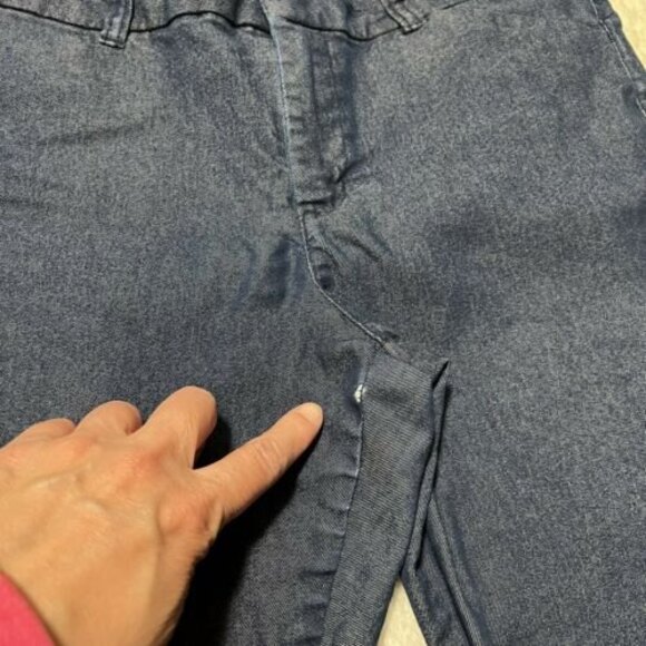 Gap Womens Slim City Ankle Blue Denim Jeans Stretch Size 8R - Picture 6 of 11